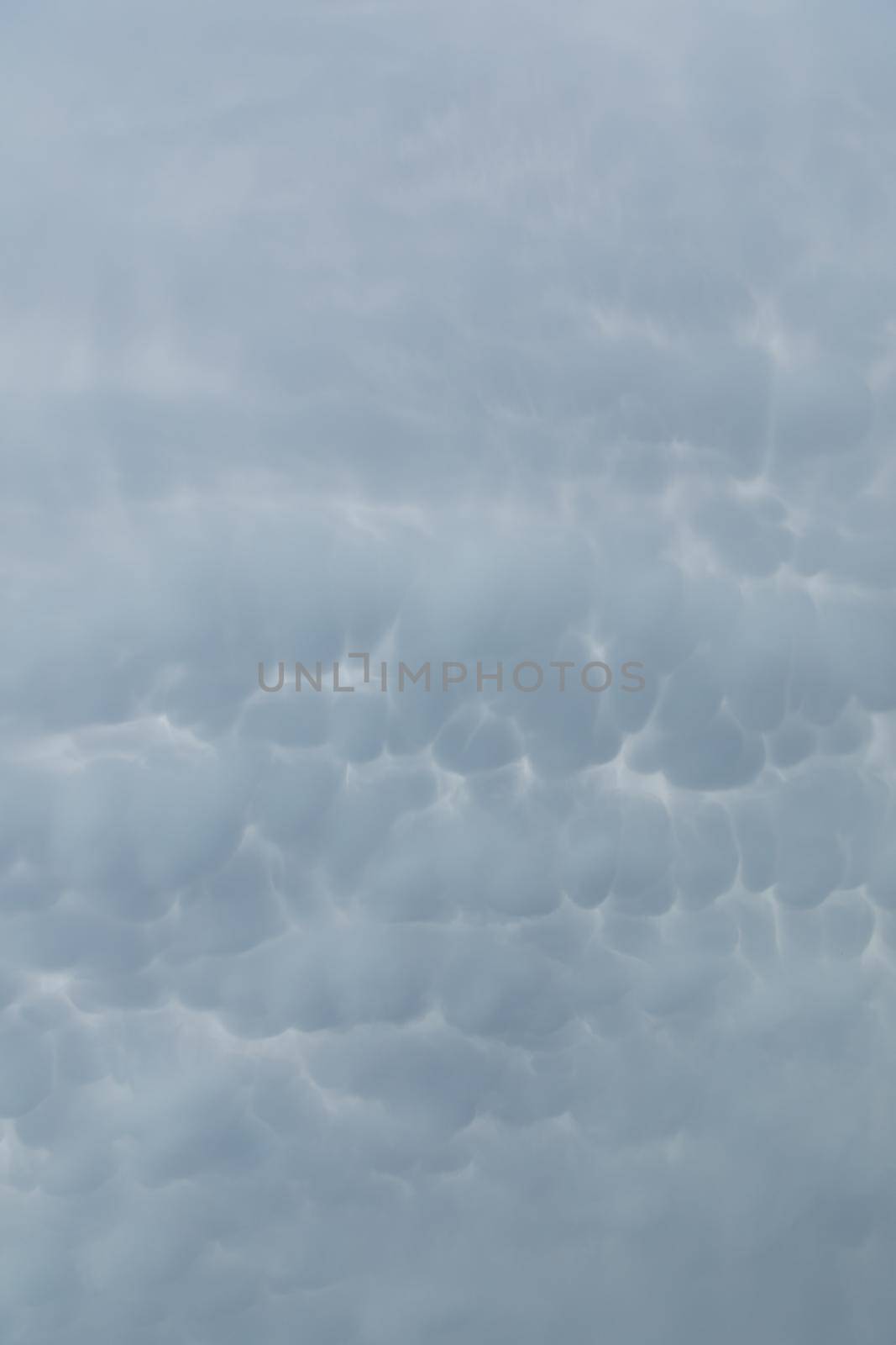 In the whole frame you can see storm clouds clustered one next to another, which will soon turn into a strong hurricane.