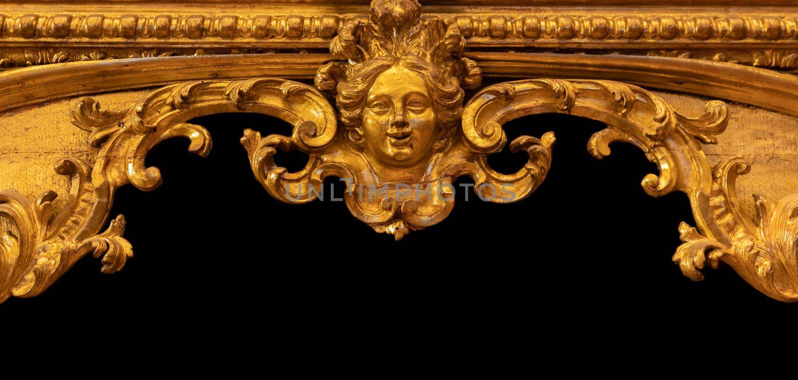 Antique baroque frame decoration with blank empty copy space - picture. by Perseomedusa