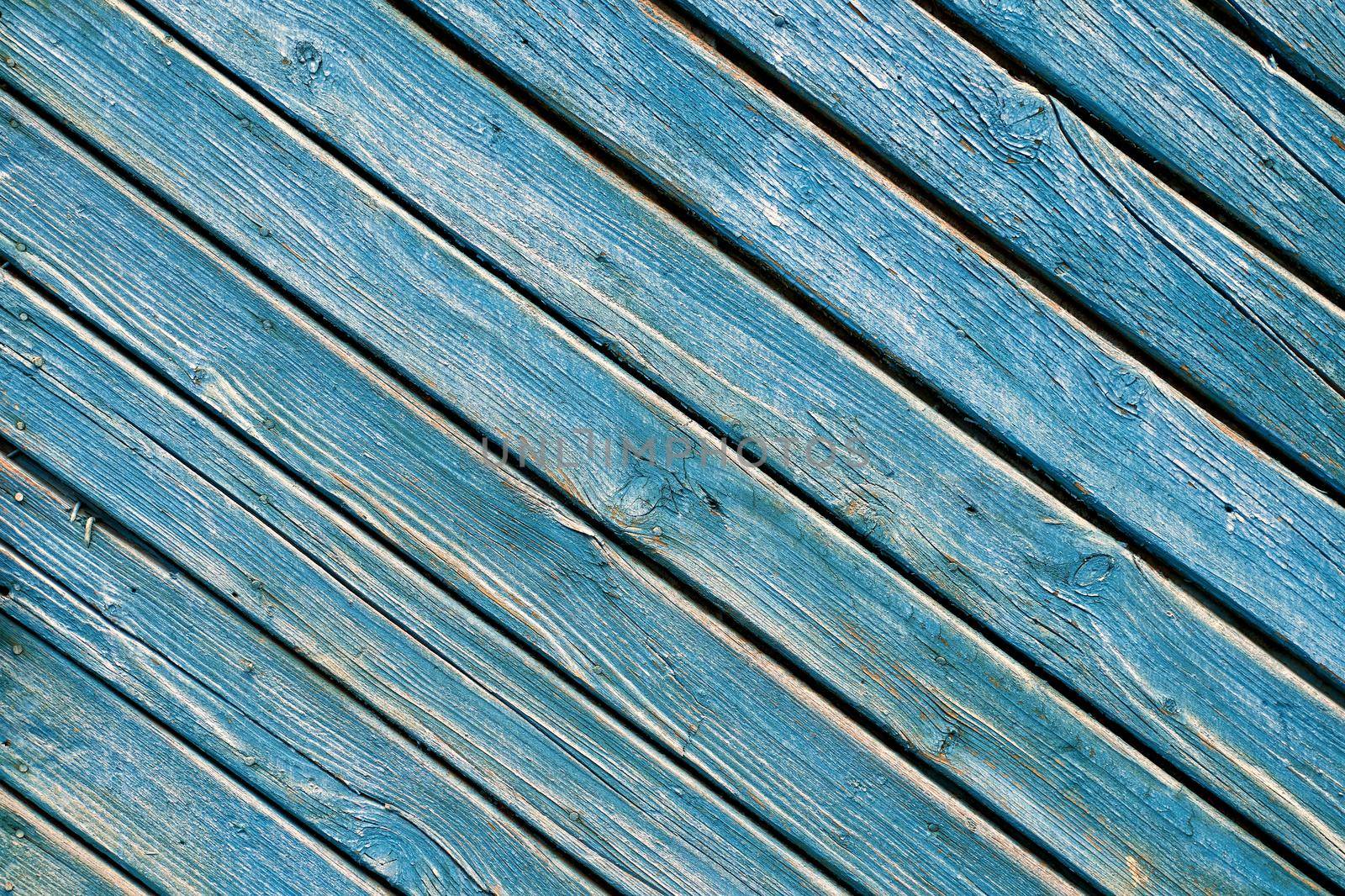 Retro blue wooden door textured background