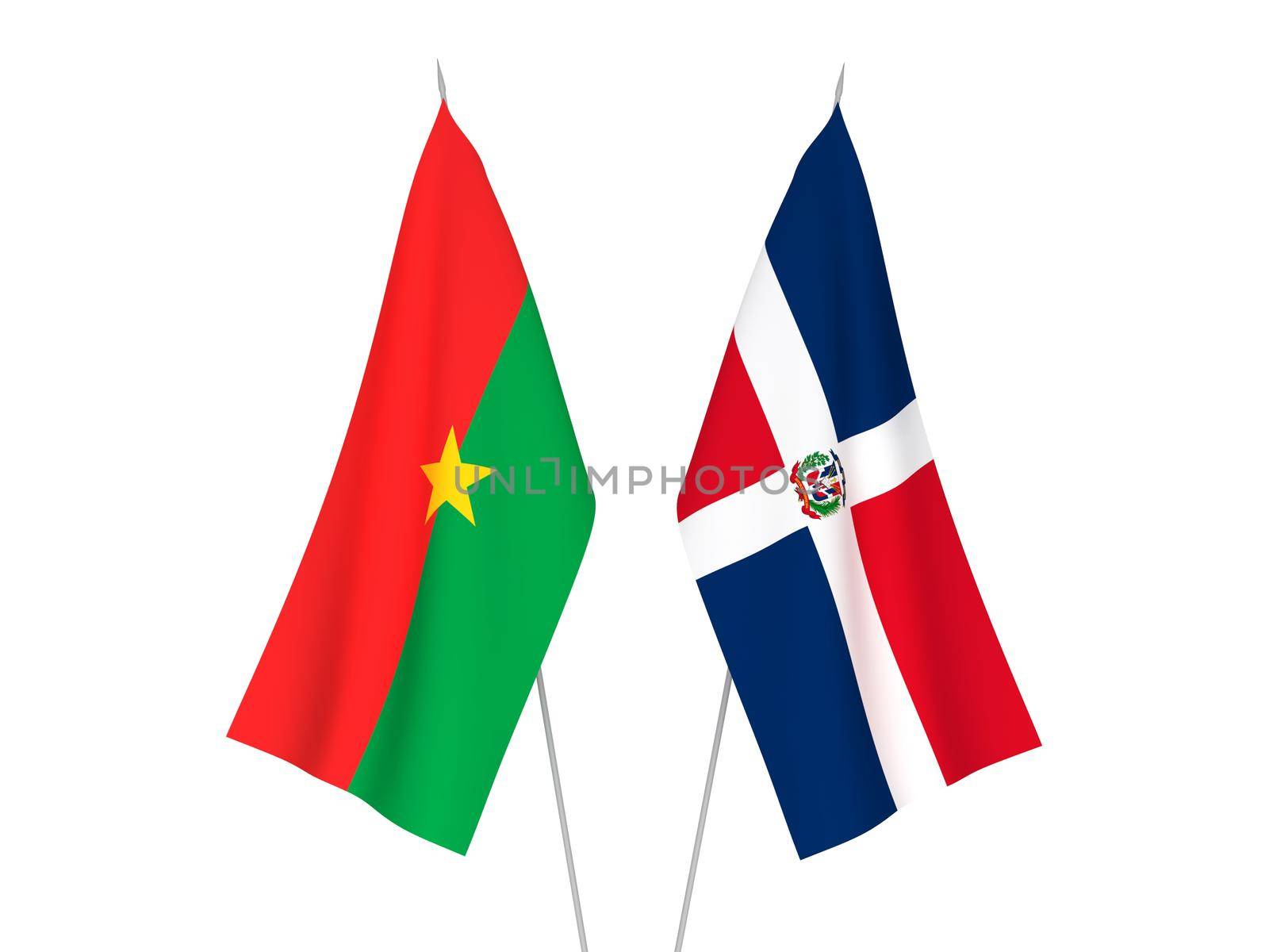 Dominican Republic and Burkina Faso flags by epic33