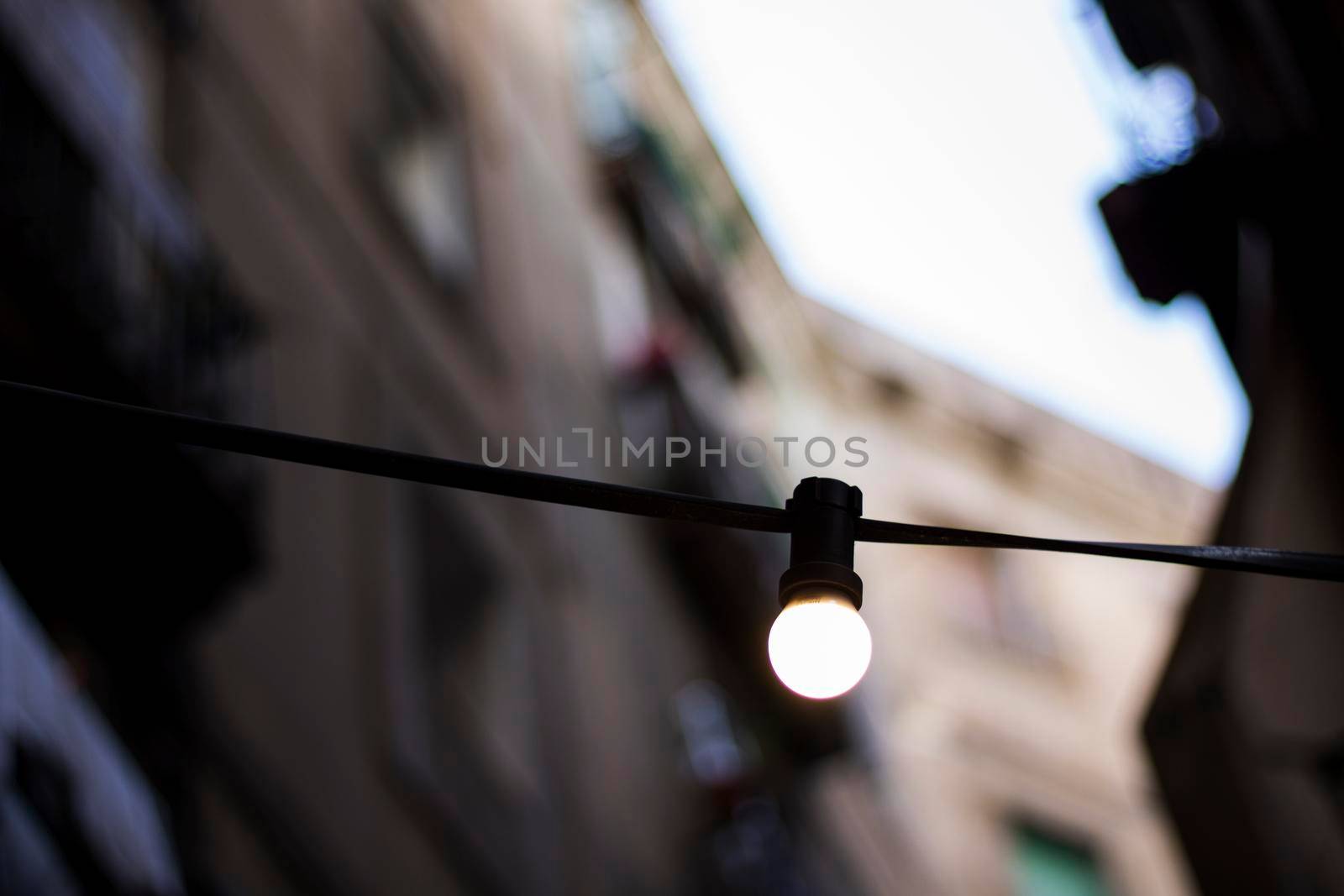 Street light in old town by ValentimePix