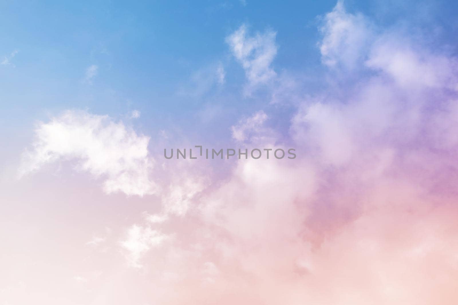 Dawn sky with colorfull clouds. Sunrise landscape. Fantasy sky. High quality photo