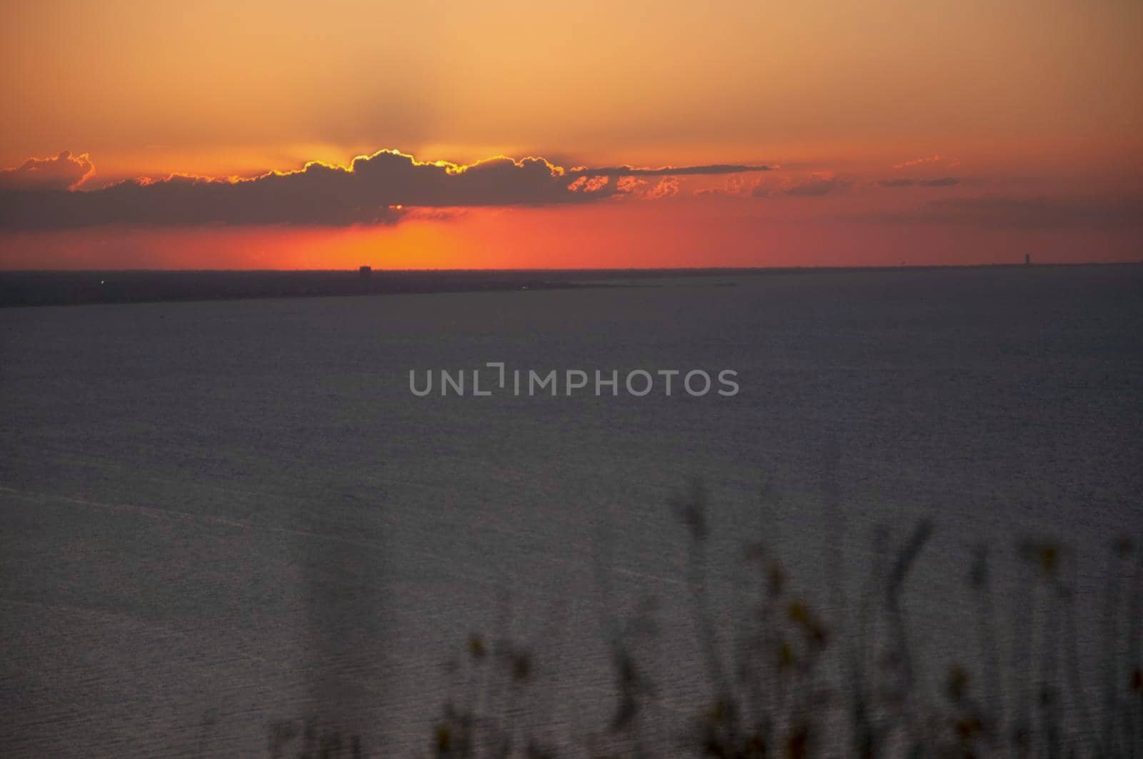 san bartolo park fantastic sunset landscape TO RIVIERA DI RIMINI