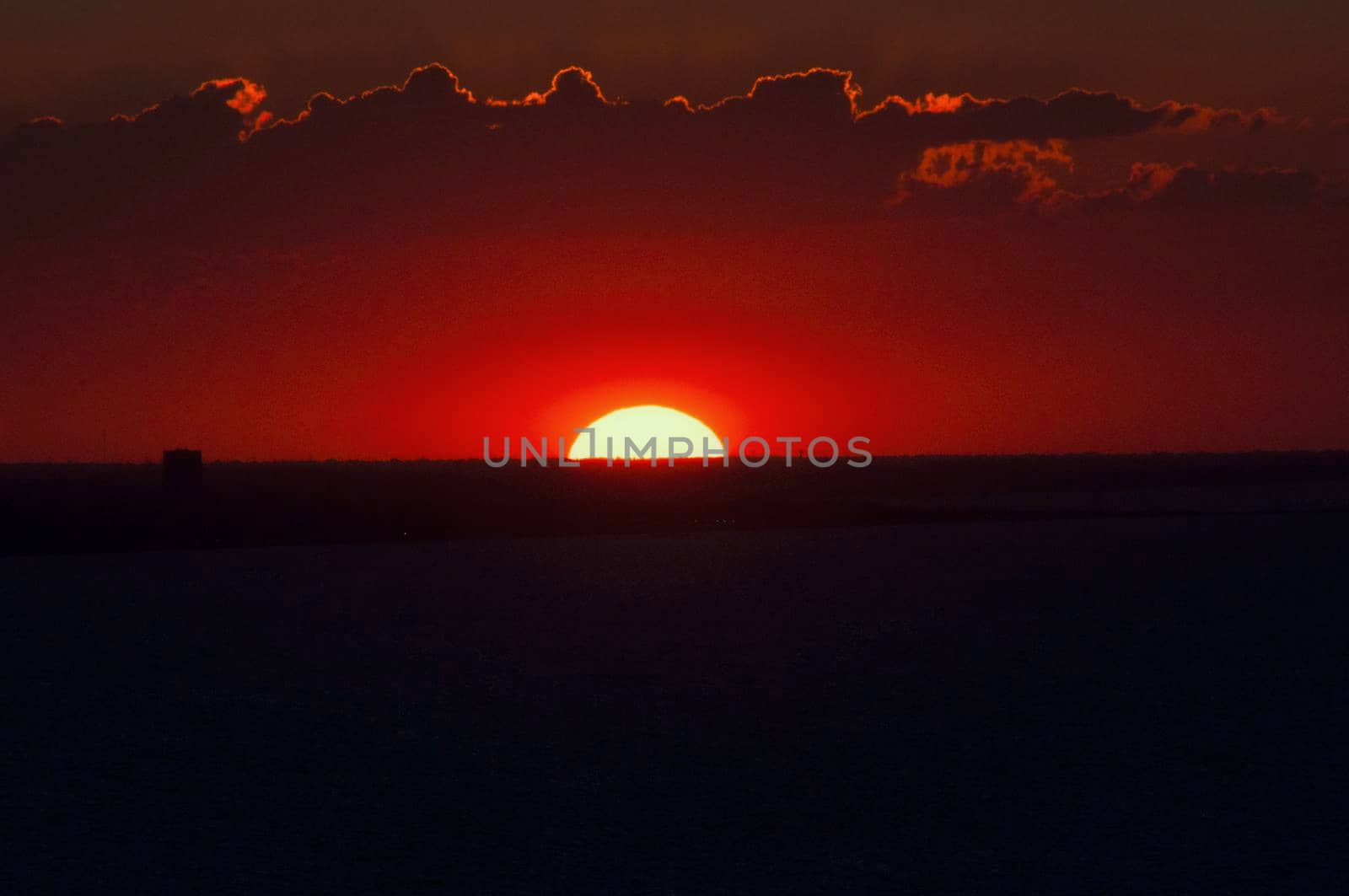 san bartolo park fantastic sunset landscape TO RIVIERA DI RIMINI