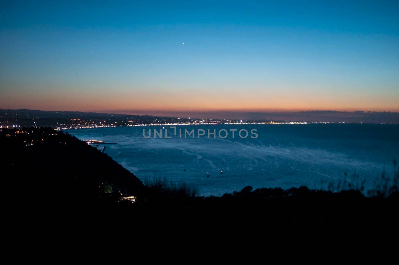 san bartolo park fantastic sunset landscape TO RIVIERA DI RIMINI