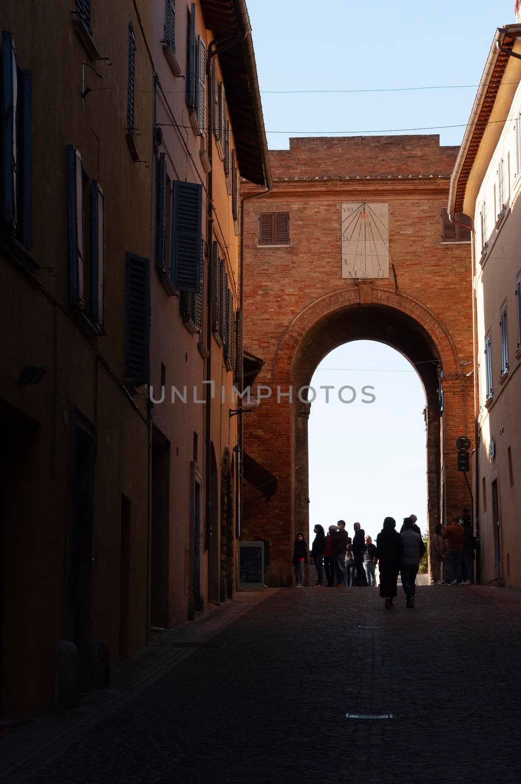 Urbino, city and World Heritage Site in the Marche region of Italy at sumemr