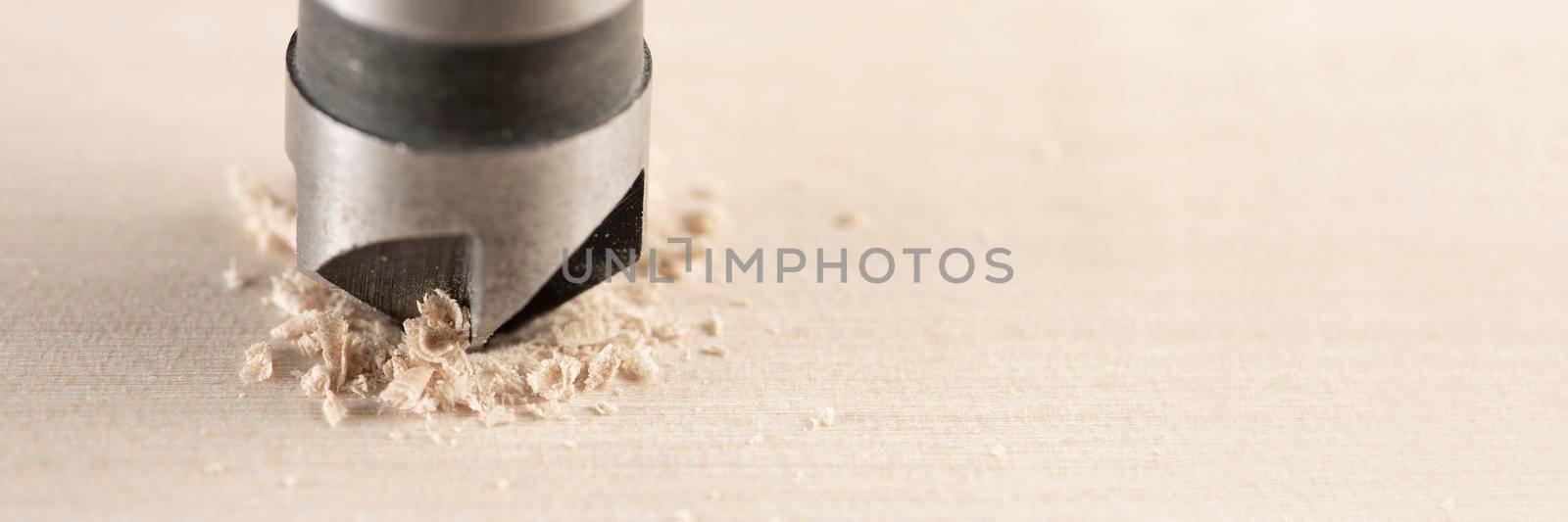 Countersink for deepening the self-tapping screw. A countersink drill makes a recess in a hole for a screw in a wooden board