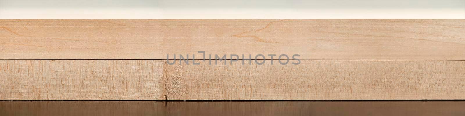 Wooden board background. Perspective of a wooden table for your layout or product presentation by SERSOL