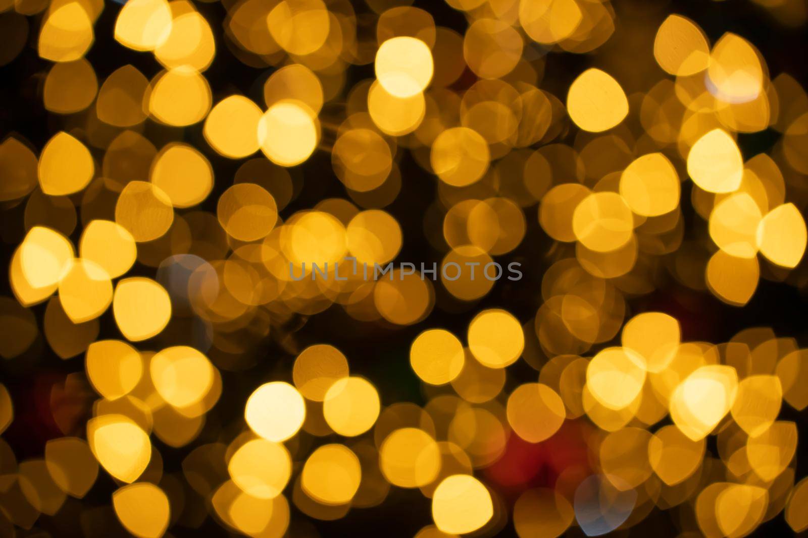 Christmas ilumination bokeh gights in the city by Matiunina
