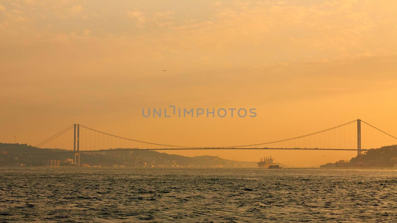 Istanbul Bosphorus Bridge. 15th July Martyrs Bridge. Istanbul, Turkey