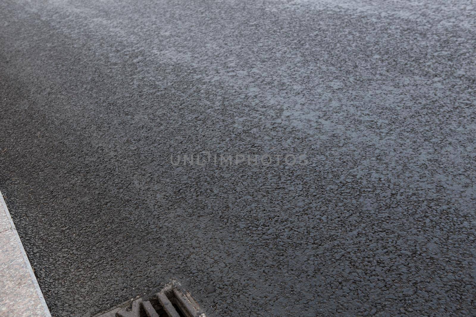 asphalt road surface close up background
