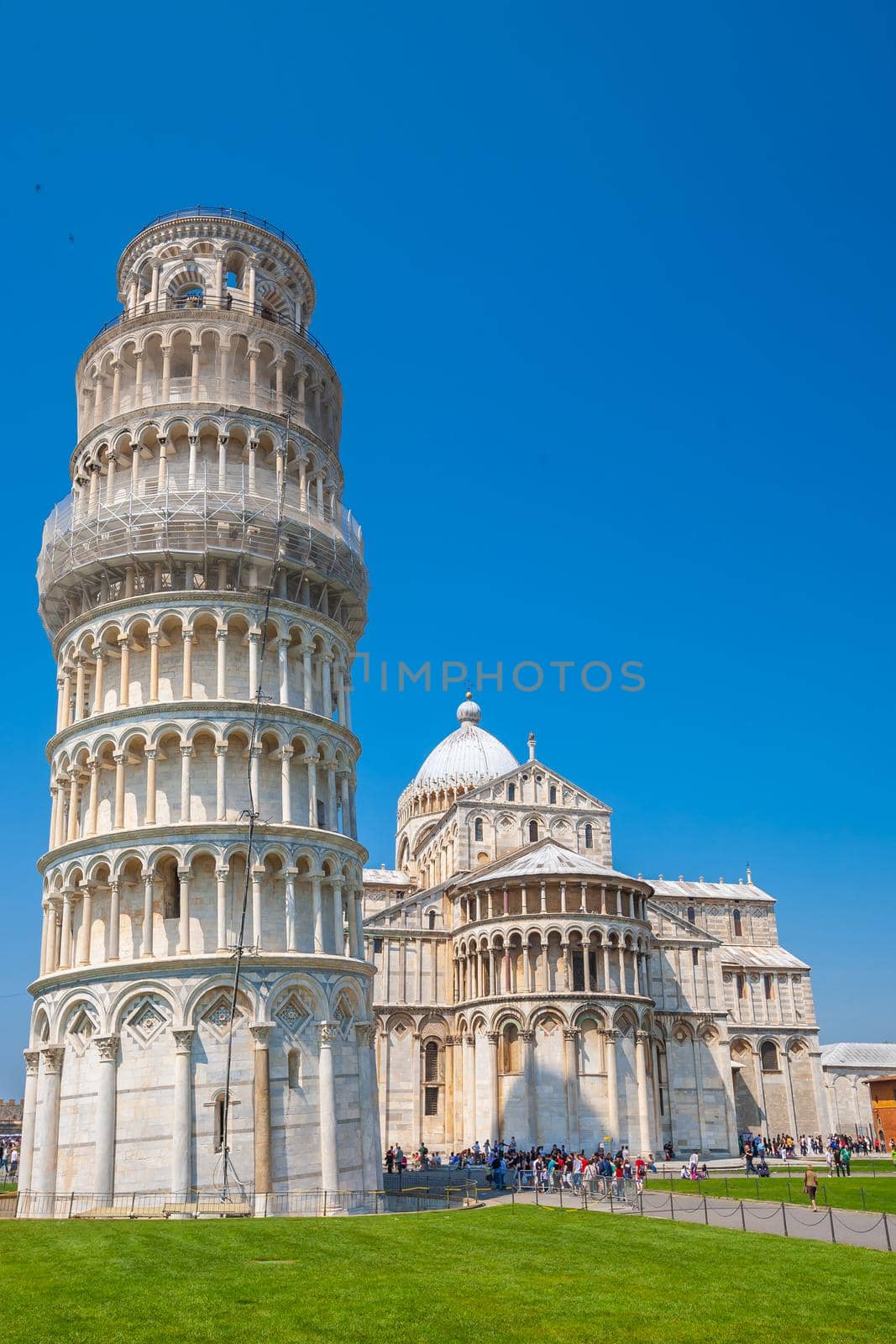 The Leaning Tower, Pisa city downtown skyline cityscape in Italy by f11photo