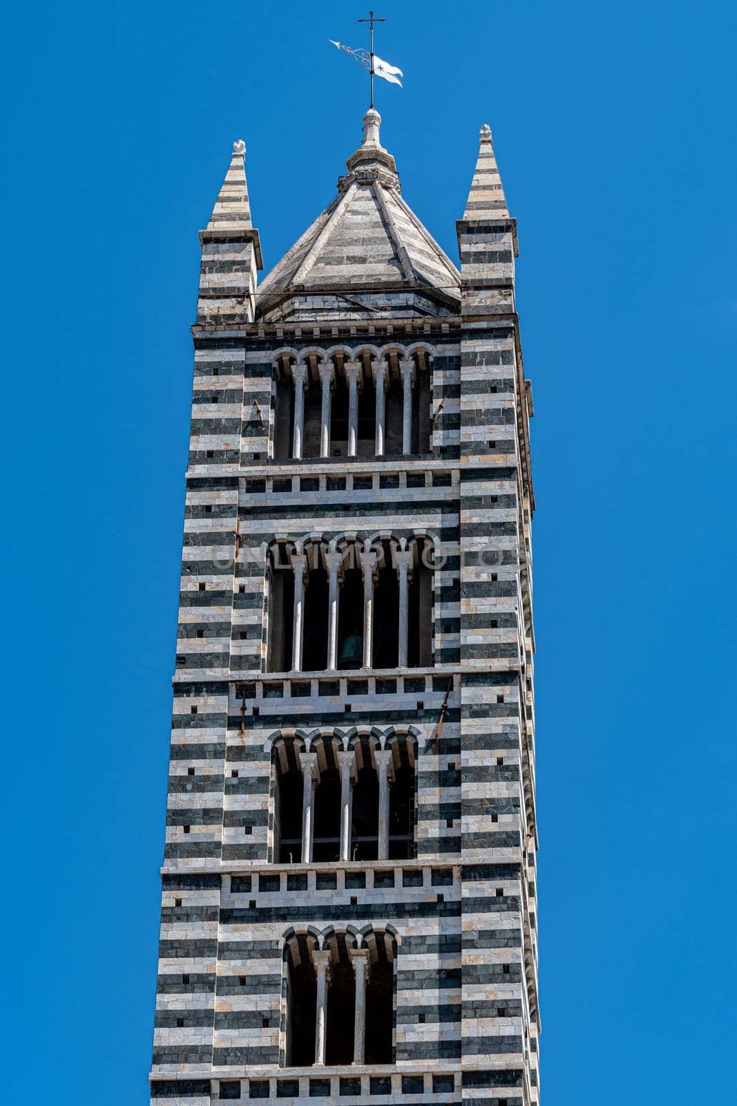 detail of the cathedral of Siena and its workings