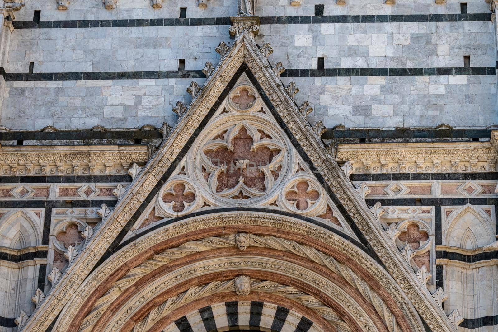detail of the cathedral of Siena by carfedeph