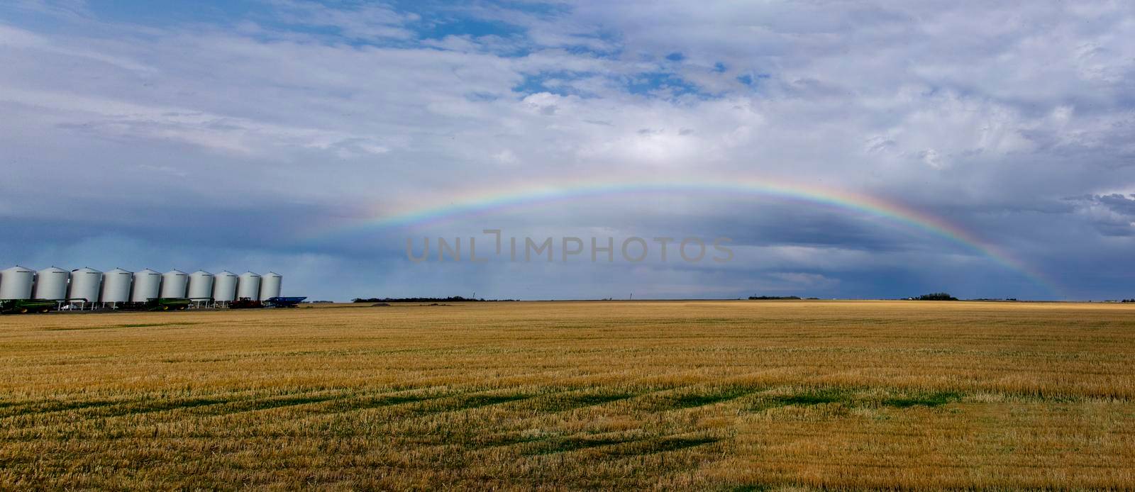 Prairie Rainbow in Saskatchewan Canada Beautiful Scene