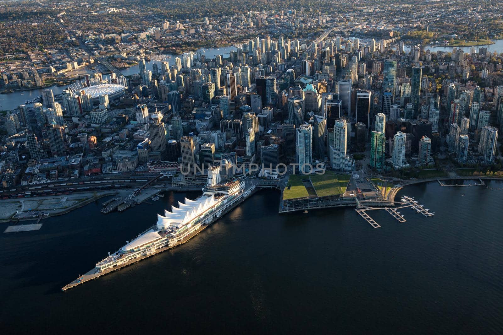 Aerial View of Vancouver Downtown, British Columbia, Canada by edb3_16