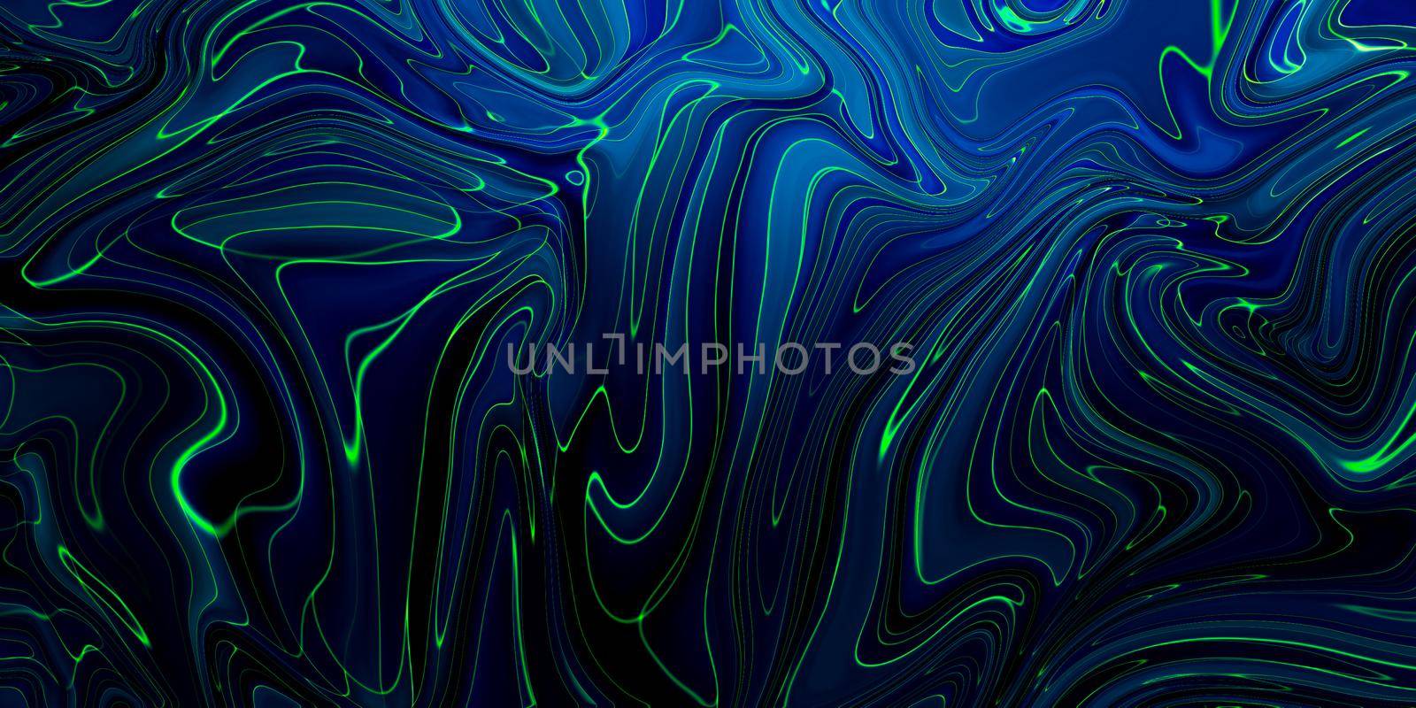 Marbled blue abstract background. Liquid marble pattern