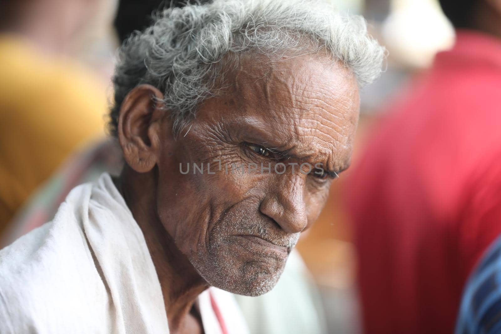 Indian Old man at home Hyderabad India 5th March 2023
