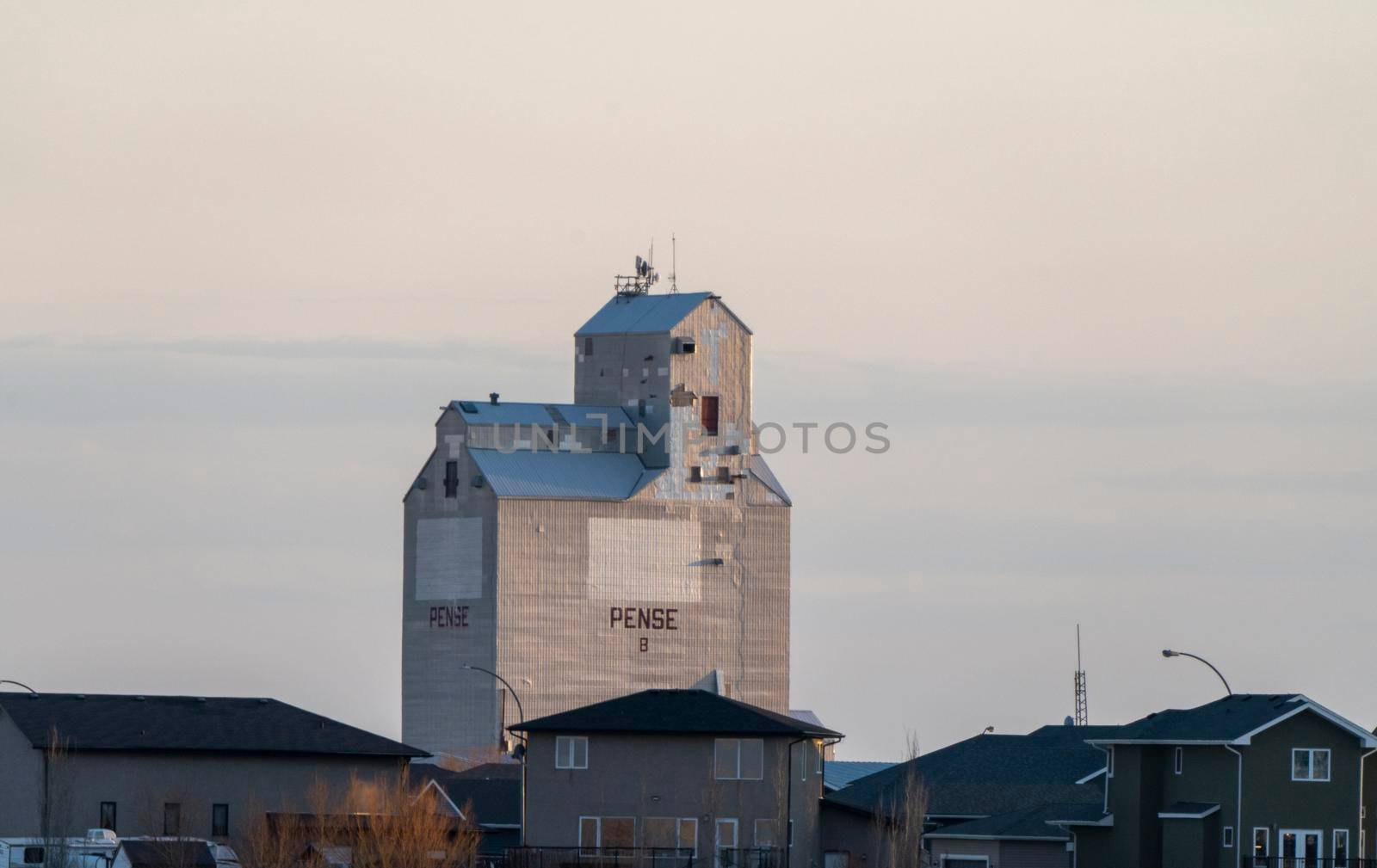 Grain Elevator Saskatchewan Pense near Regina Canada