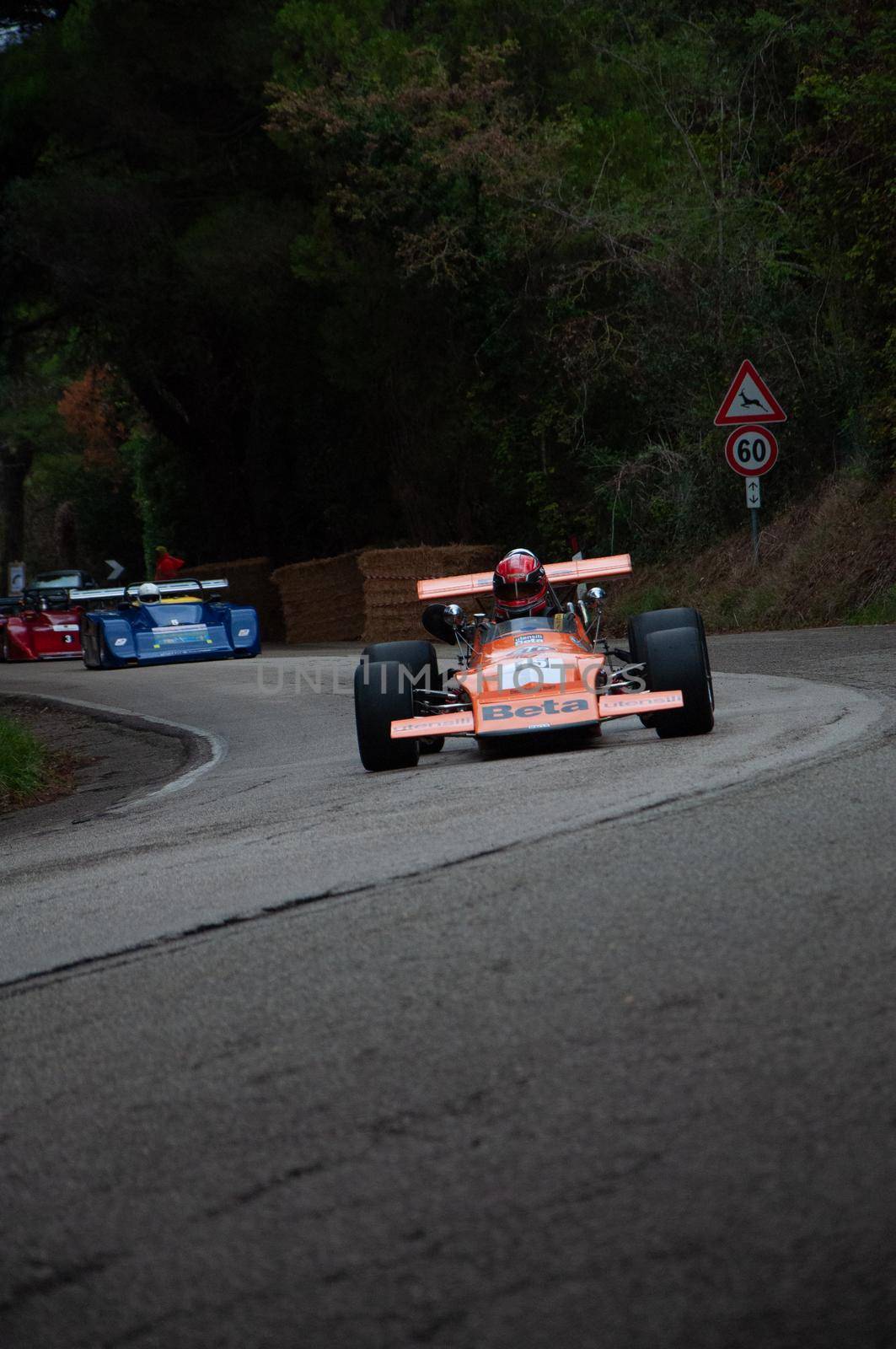 vintage CAR MARCH F2 IN RACE IN PESARO SAN BARTOLO by massimocampanari