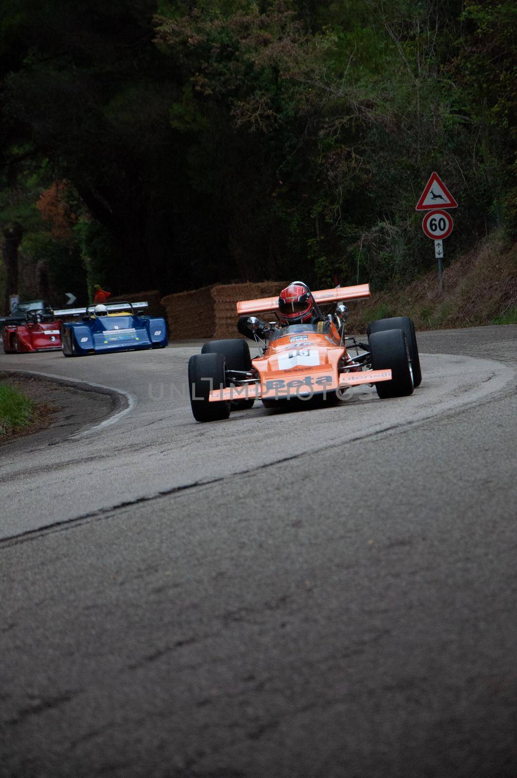 vintage CAR MARCH F2 IN RACE IN PESARO SAN BARTOLO by massimocampanari