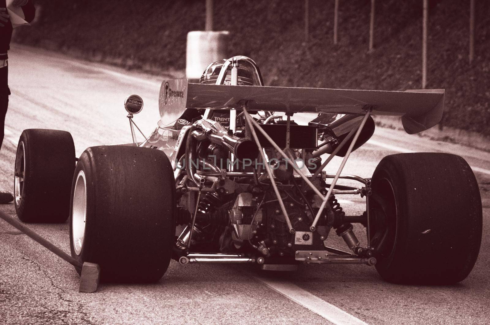 vintage CAR MARCH F2 IN RACE IN PESARO SAN BARTOLO by massimocampanari