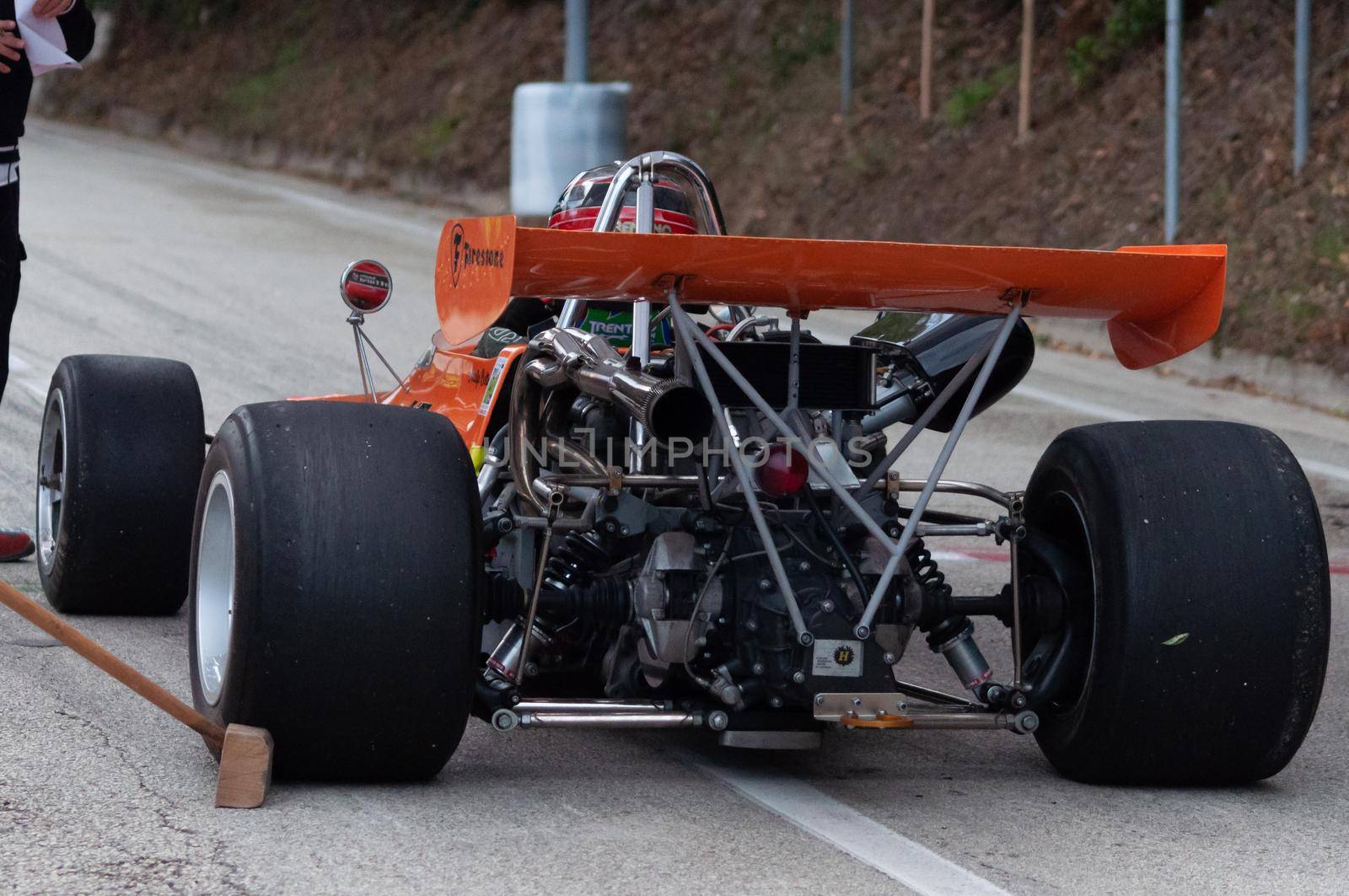 vintage CAR MARCH F2 IN RACE IN PESARO SAN BARTOLO by massimocampanari