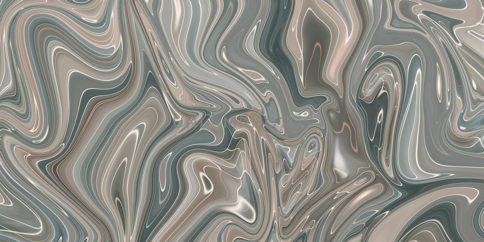 Abstract marble texture. Black and white background. Liquid watercolor technique. by Benzoix
