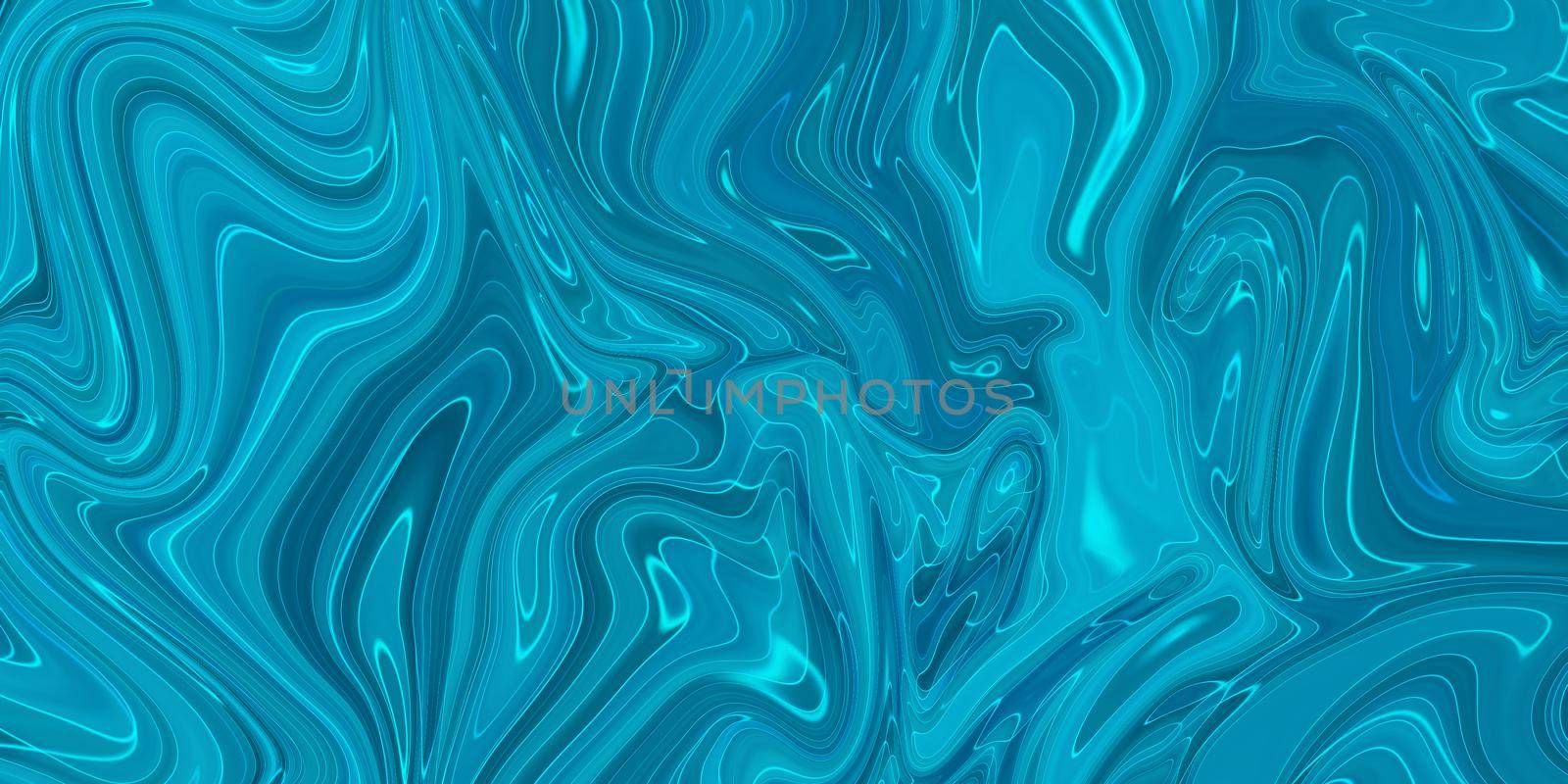 Marbled blue abstract background. Liquid marble pattern. by Benzoix