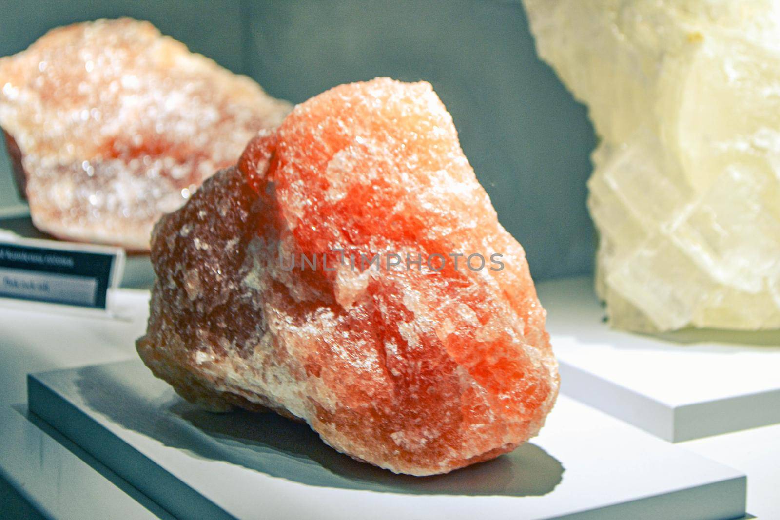 Salt crystals cluster. Salt crystals growth. Salt crystallization. Mine rock salt chunk by milastokerpro