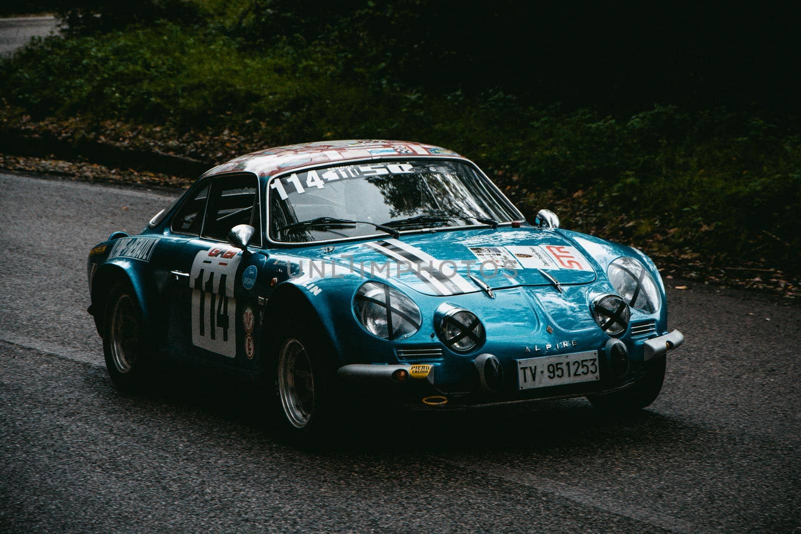 intage car renauly alpine IN RACE IN PESARO SAN BARTOLO by massimocampanari