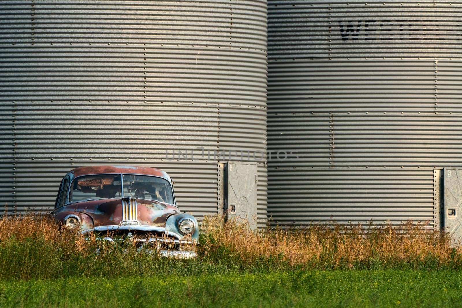 Antique Car Abandoned in Prairie Saskatchewan Canada