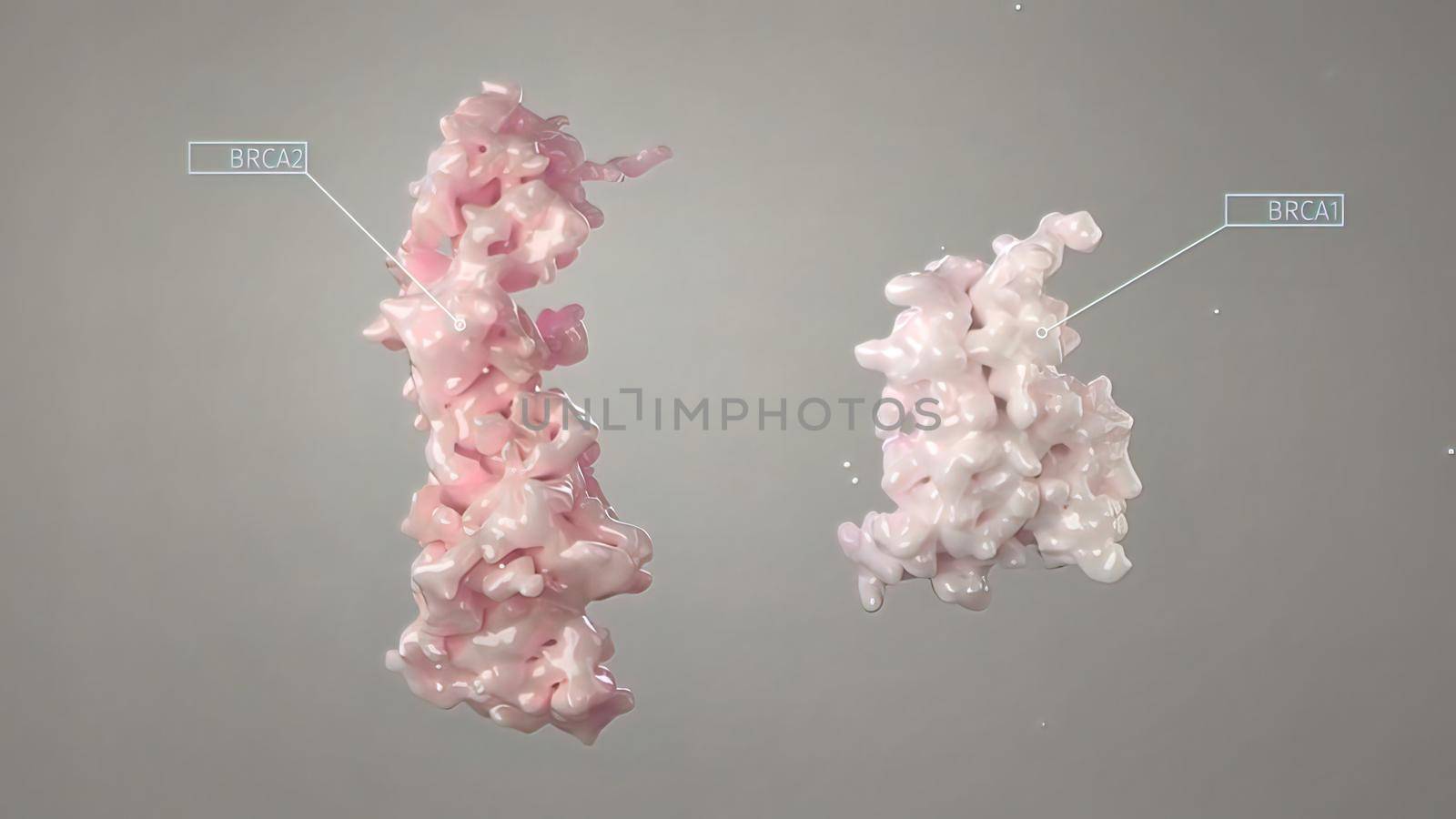 3D Medical illustration of Breast cancer genes by creativepic