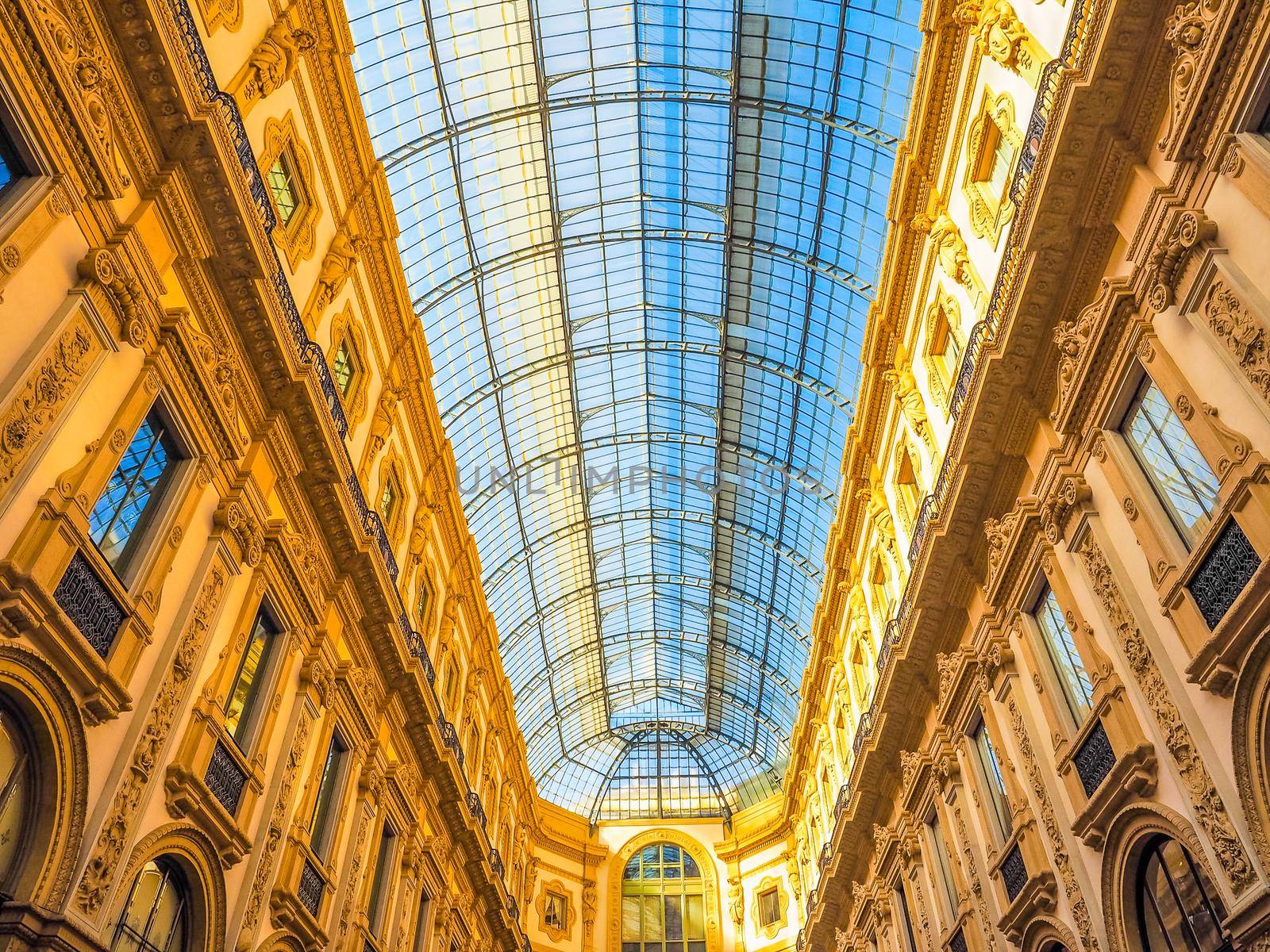 HDR Galleria Vittorio Emanuele II in Milan by claudiodivizia