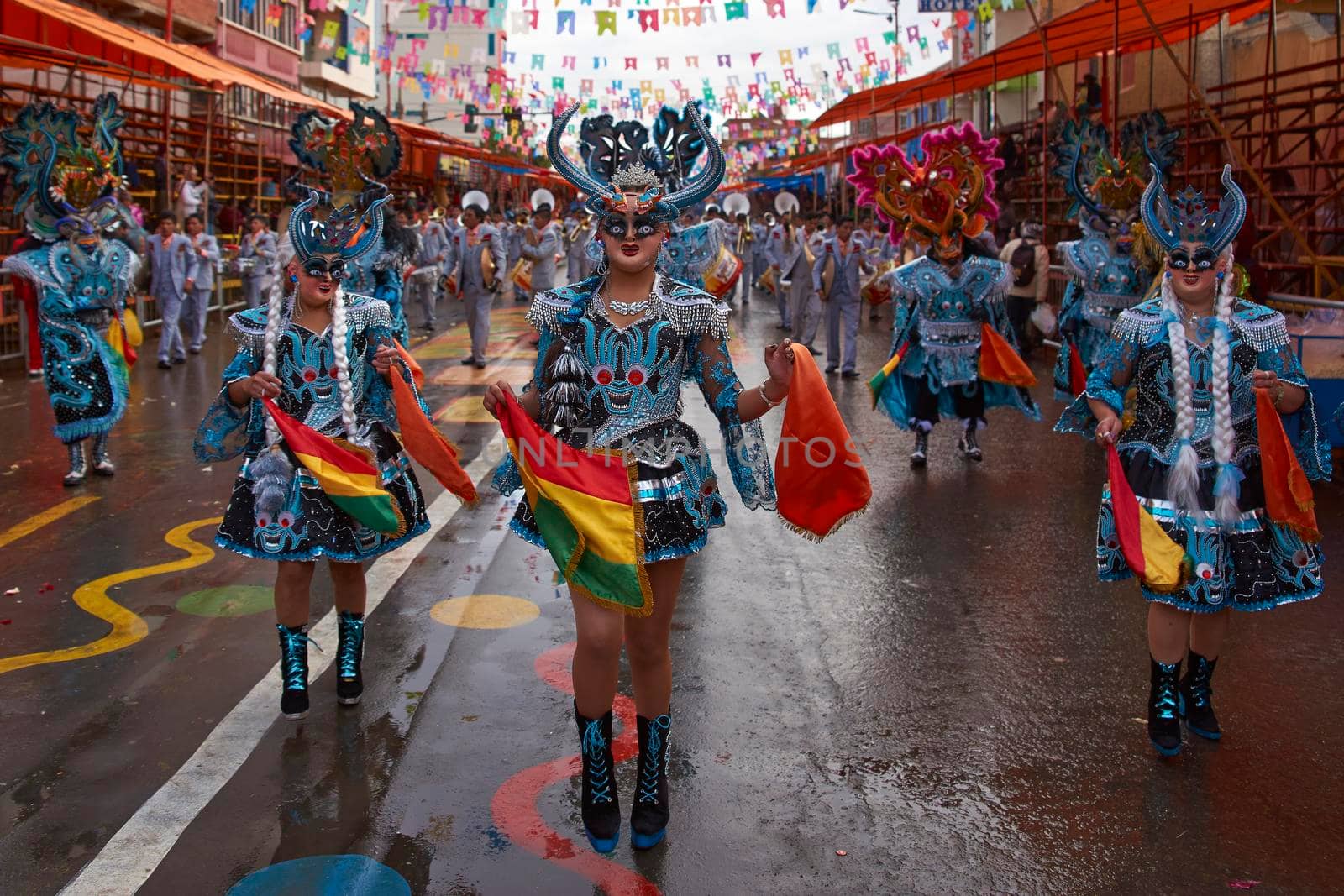 Diablada dancers at the Oruro Carnival by JeremyRichards