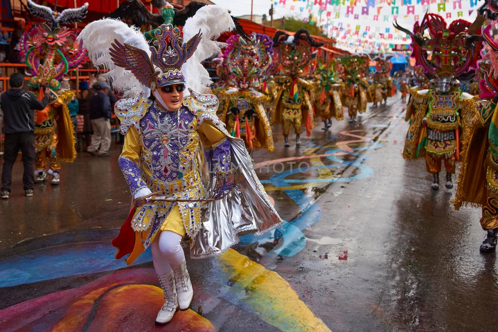 Diablada dancers at the Oruro Carnival by JeremyRichards