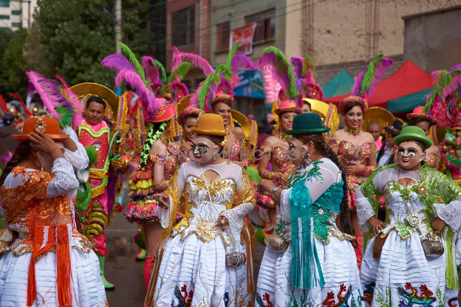 Diablada dancers at the Oruro Carnival by JeremyRichards