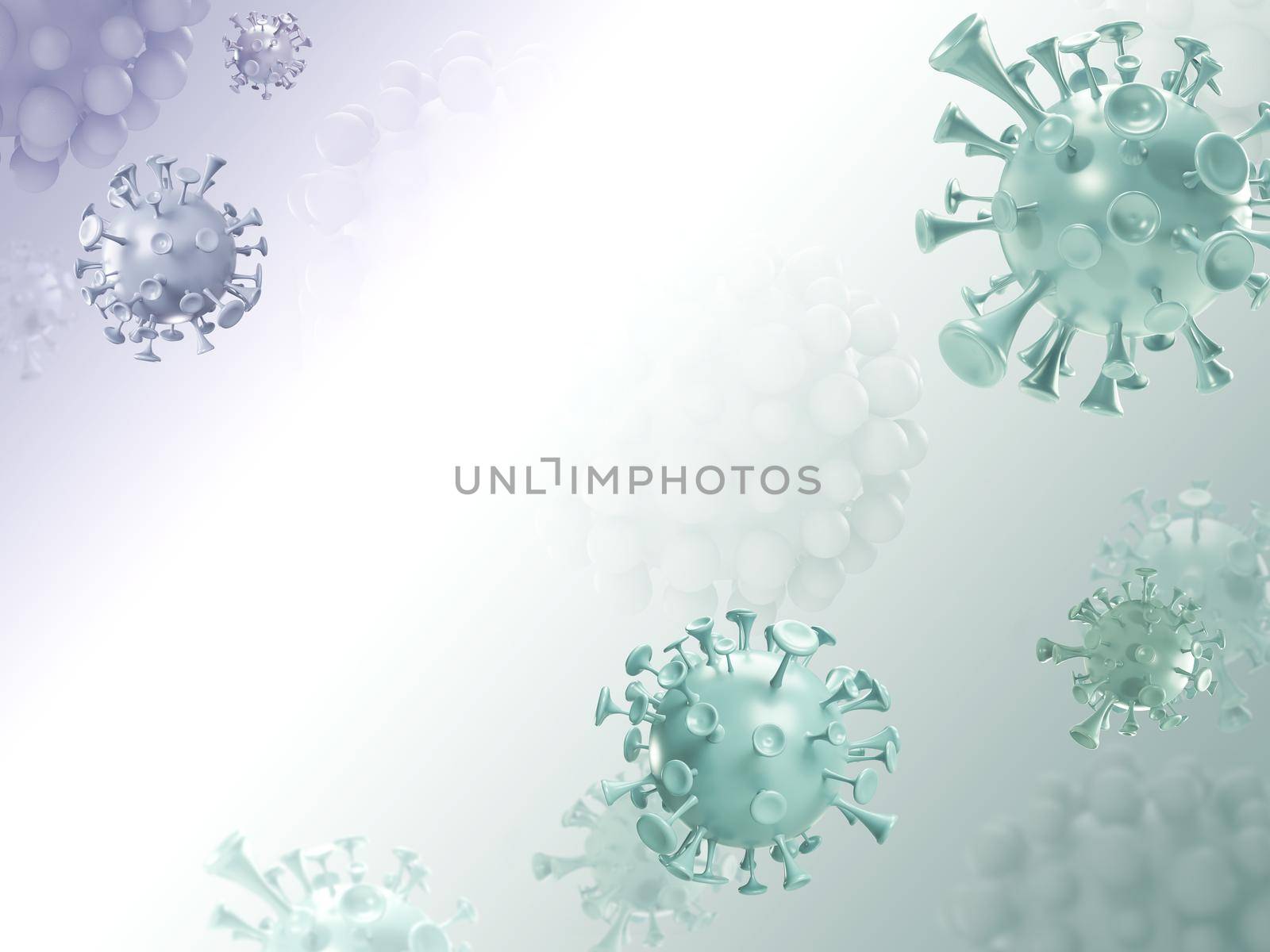 Virus relief medical microbiology background