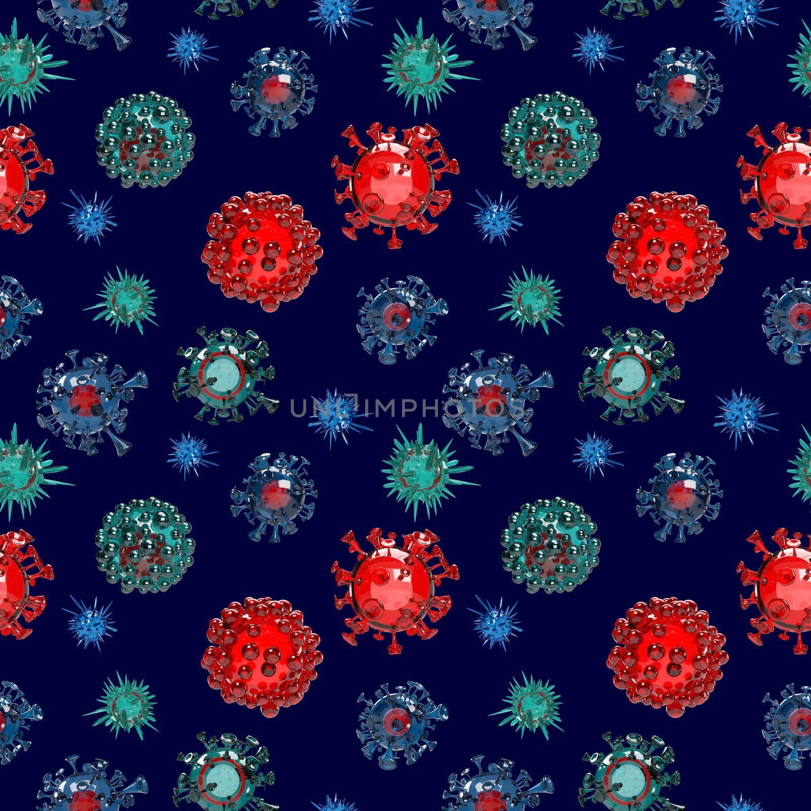 Medical geometric microbiology particle elements texture