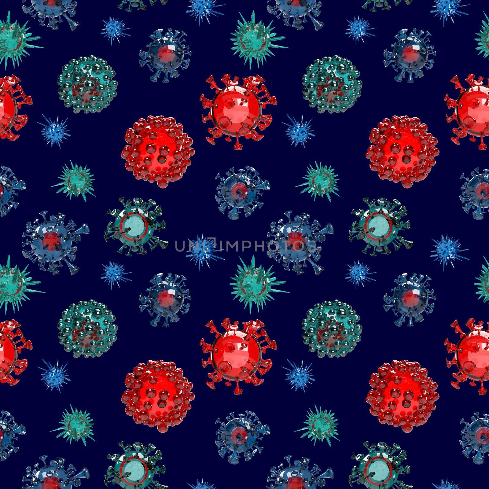 Medical geometric microbiology particle elements texture