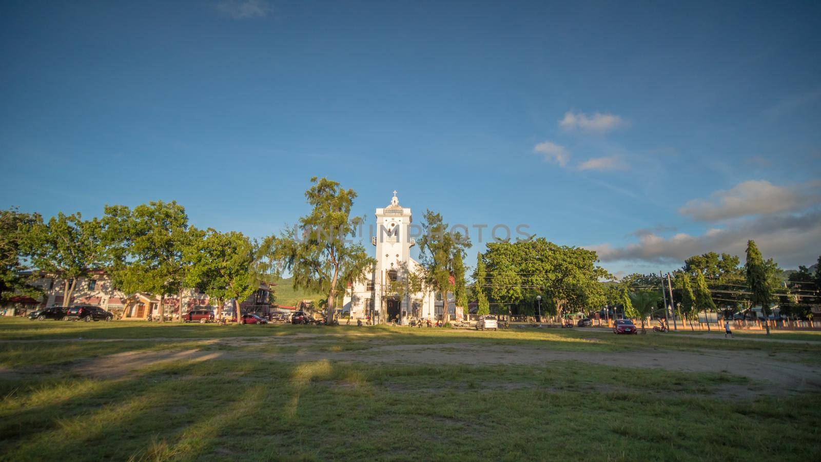 Catholic church in the City of Andes. Philippines. The island of Bohol