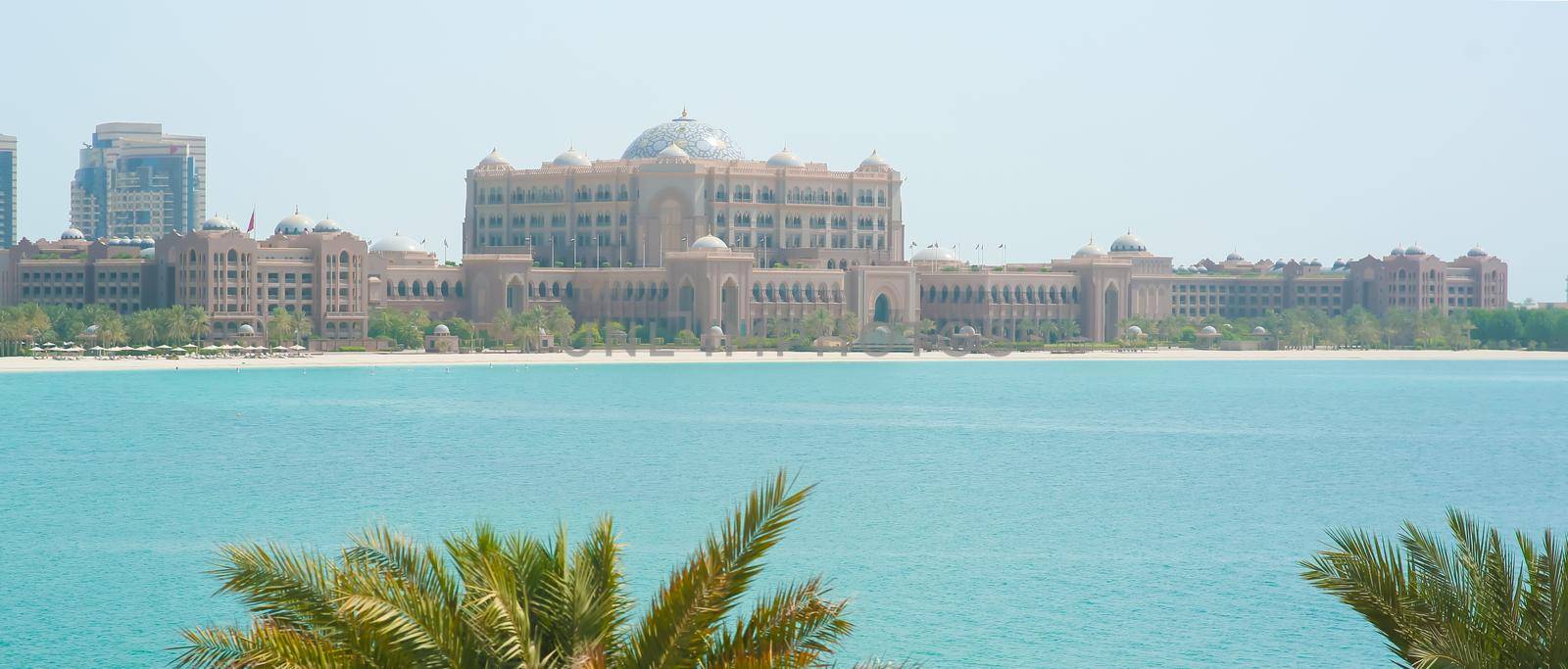 Abu-Dhabi, UAE, November 16 2015. Emirates palace hotel in Abu-Dhabi. by DovidPro