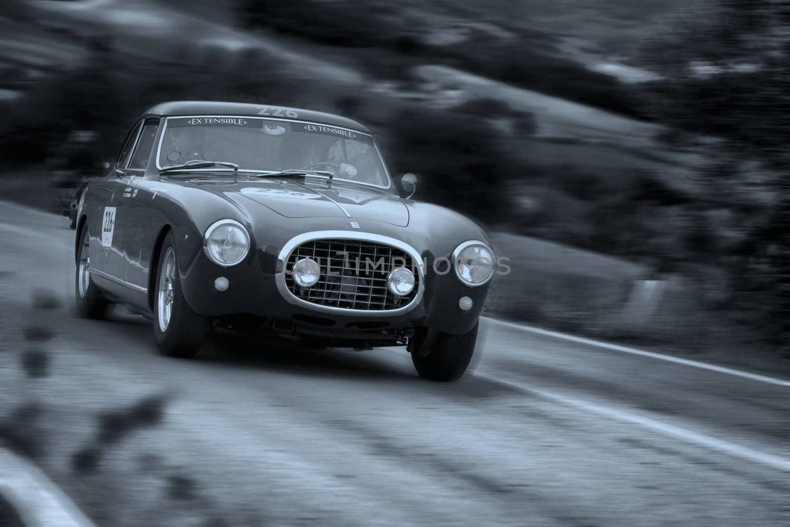 FERRARI 212 INTER EUROPA 1953 on an old racing car in rally Mille Miglia 2020 the famous italian historical race (1927-1957) by massimocampanari