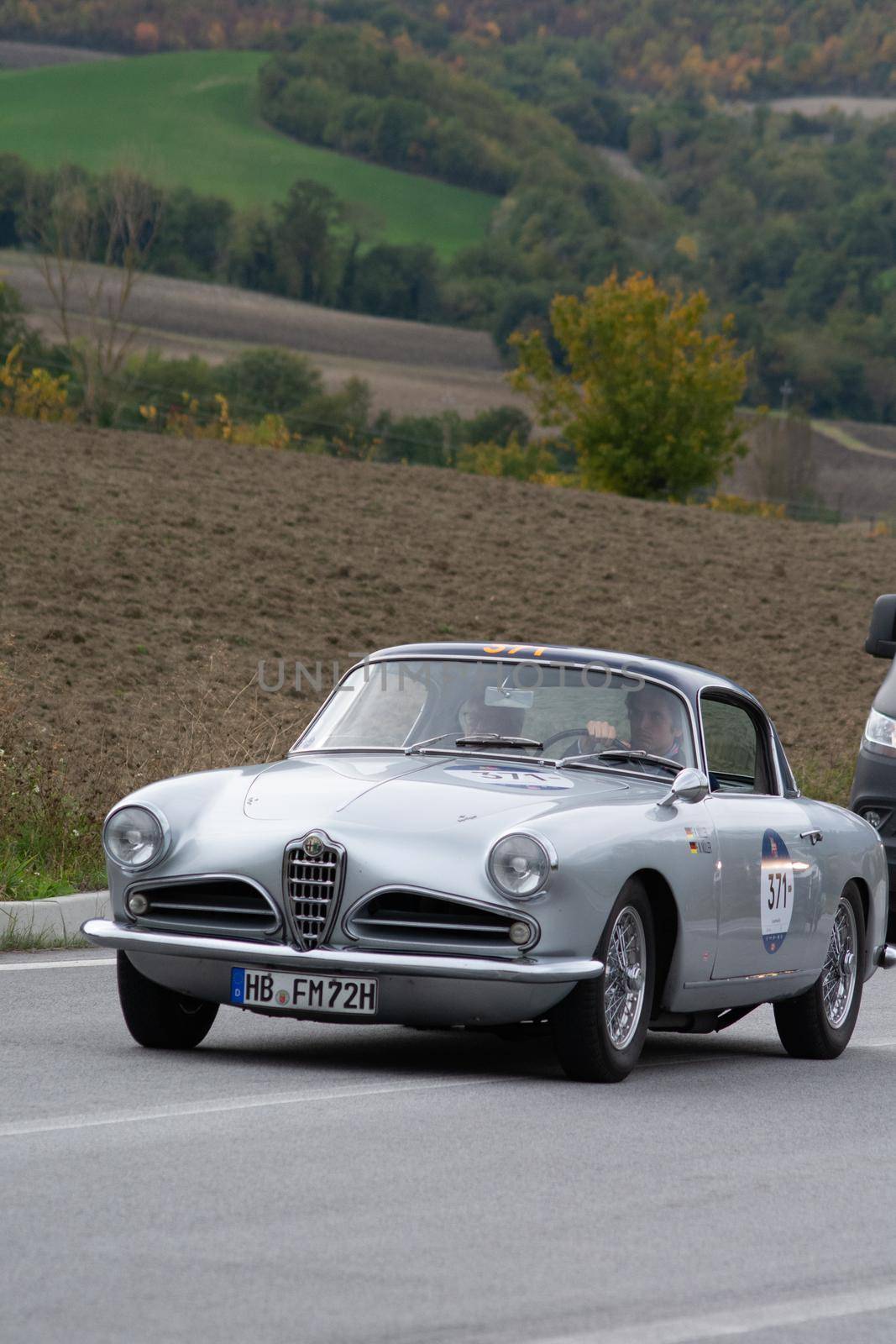 ALFA ROMEO 1900 CSS on an old racing car in rally Mille Miglia 2020 the famous italian historical race (1927-1957) by massimocampanari