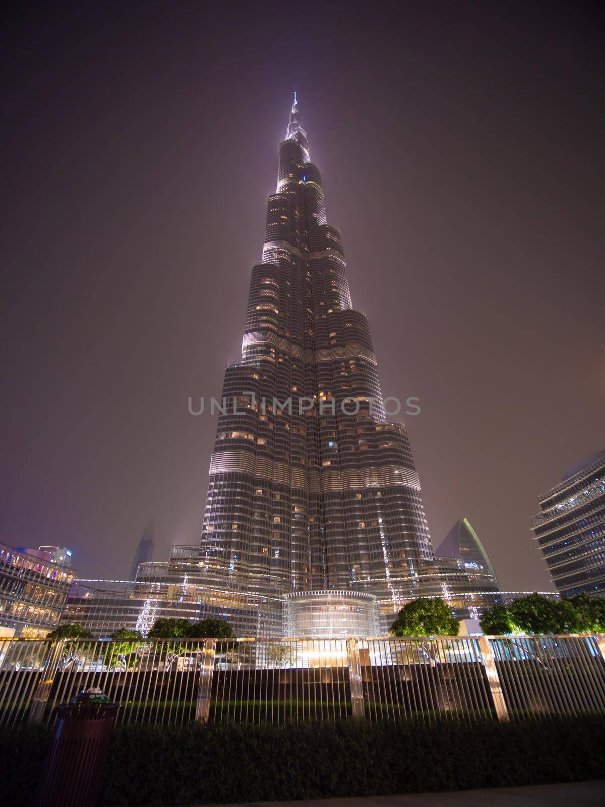 Dubai, UAE - May 15, 2018: Night view of Burj Khalifa. by DovidPro