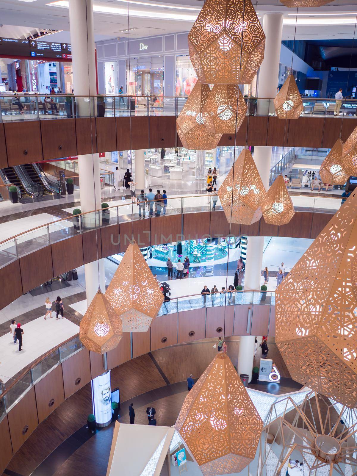 Dubai Mall is one of the largest shopping centers in the world.