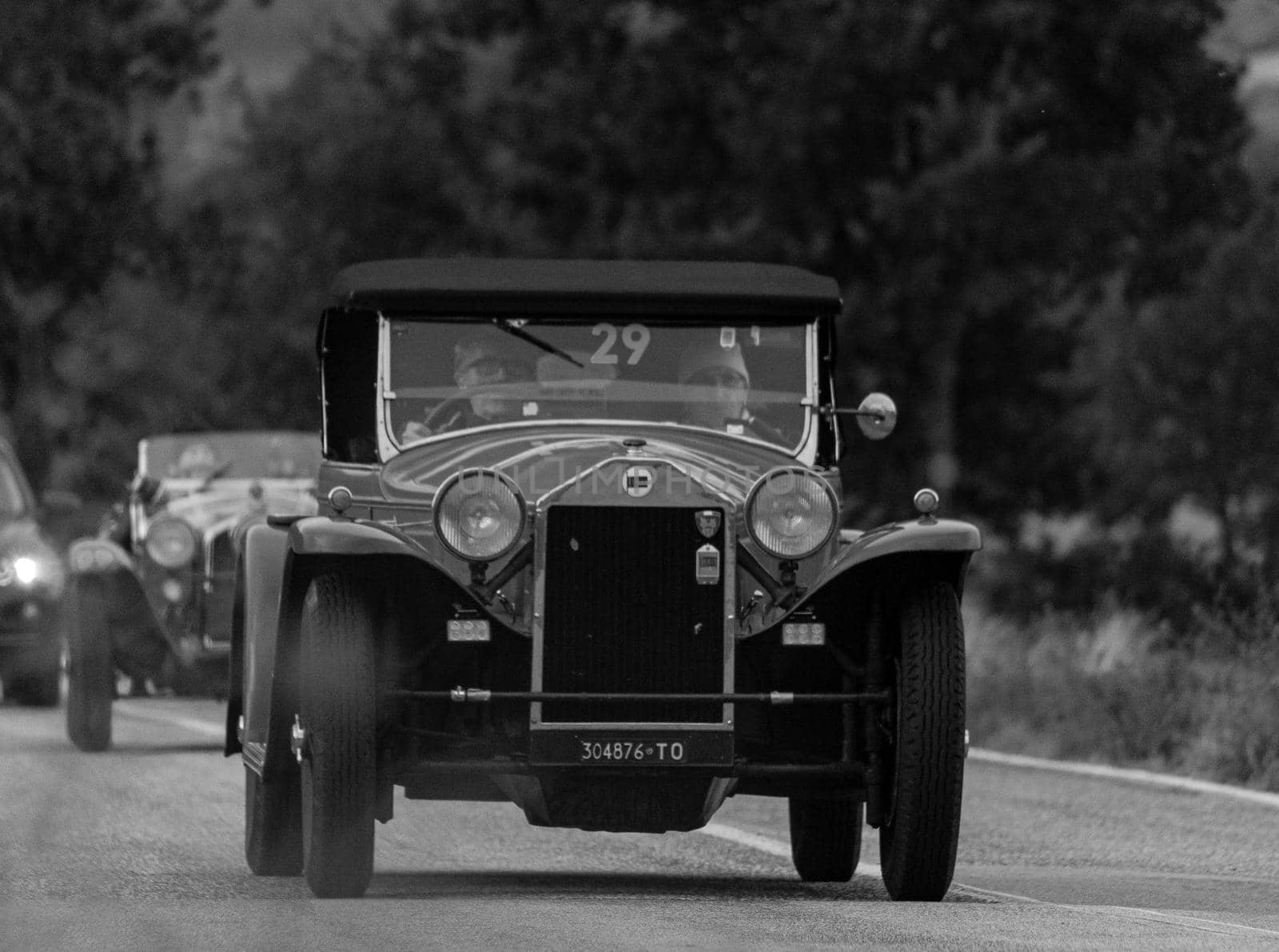 LANCIA LAMBDA SPIDER CASARO 1927 on an old racing car in rally Mille Miglia 2020 the famous italian historical race (1927-1957) by massimocampanari