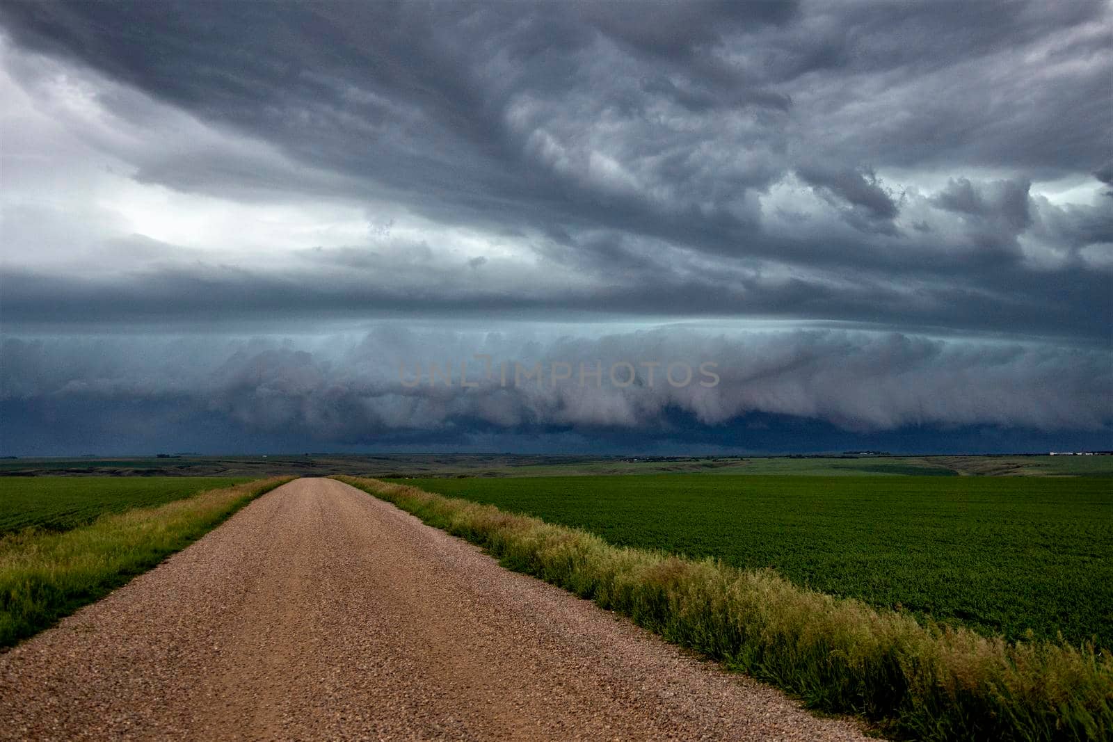 Prairie Storm Clouds Canada Saskatchewan Dramatic Summer