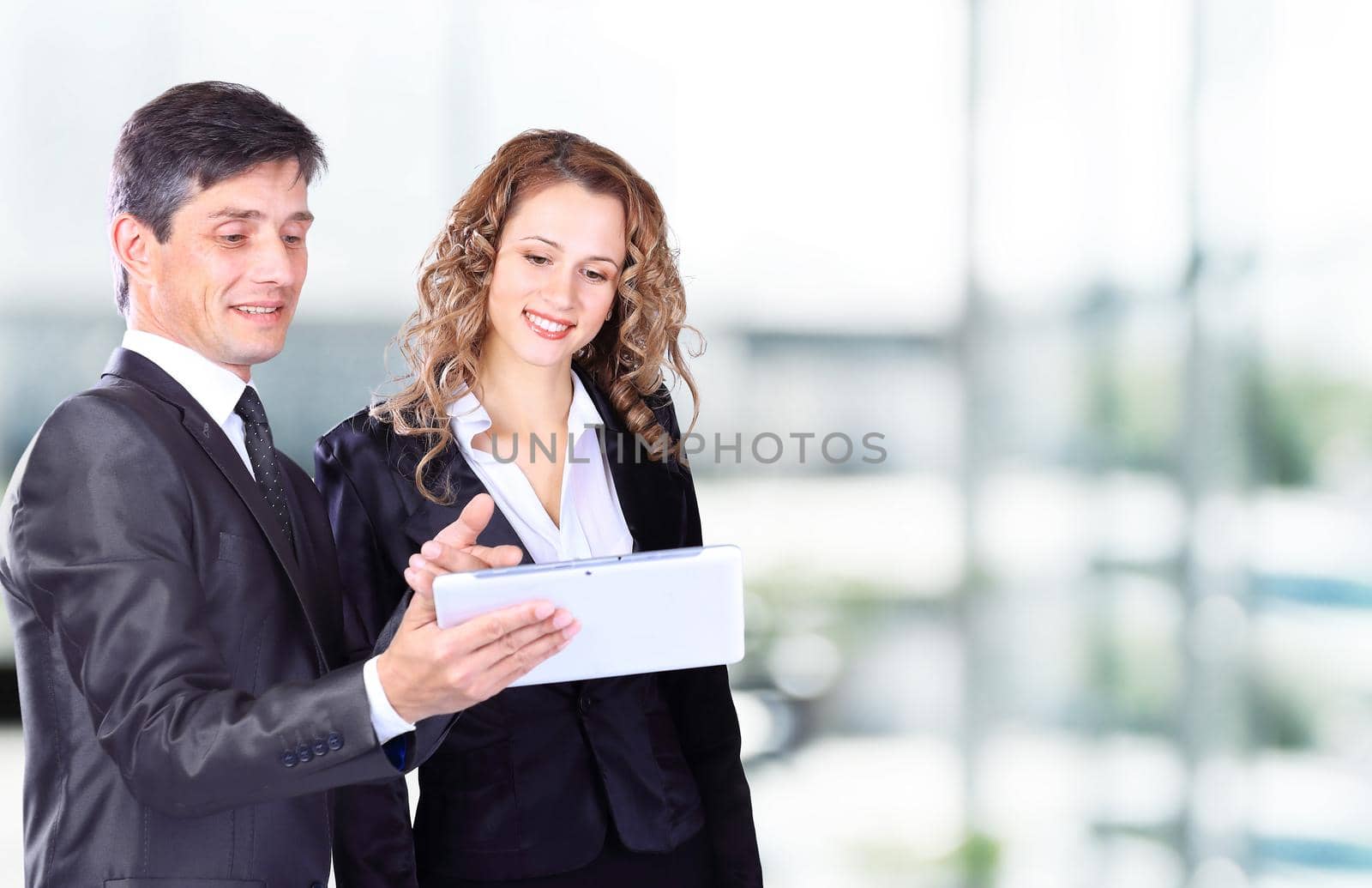 People at work during a business meeting