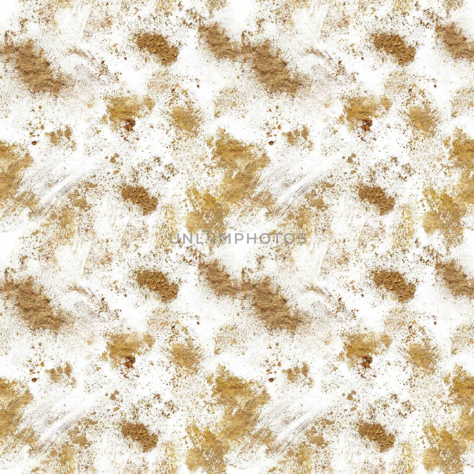 Metallic luxury reflect golden sparkles on white background